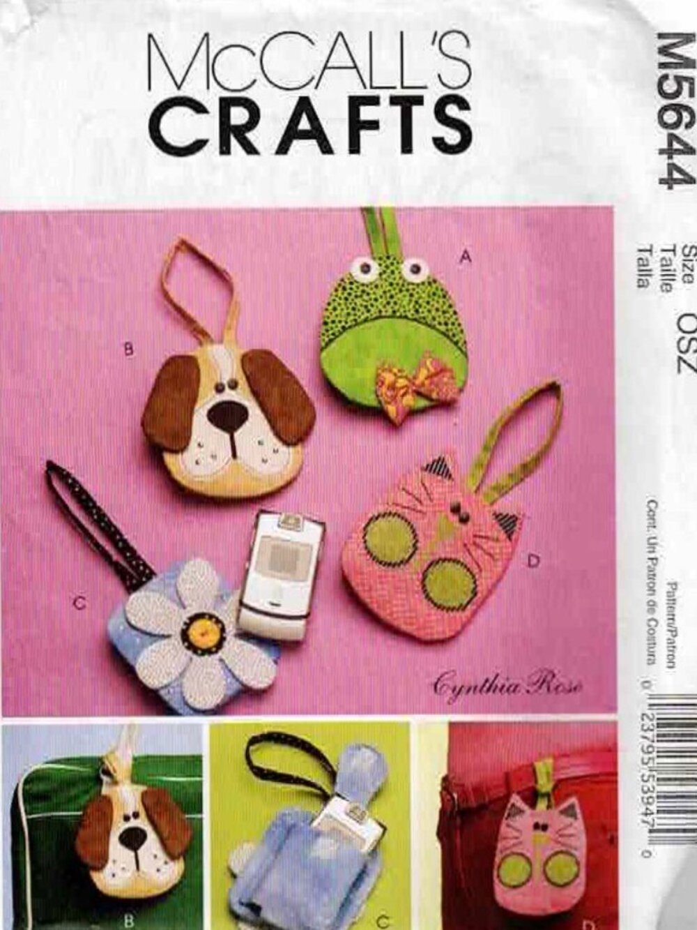 NINE PATTERNS FOR CHILDREN'S CRAFTS - STUFFED ANIMALS, PLAY HOUSES, RUGS, MORE